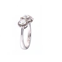 Ringe Crivelli Dame TRILOGY in Gold Diamante 1.02 Ct 017-2171 - 017-2171
